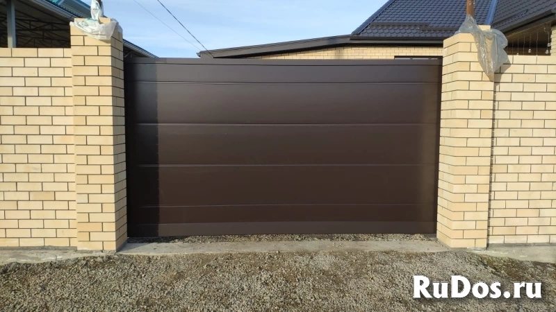 Откатные ворота из алюминия стоимостью 149.700 рублей фотка