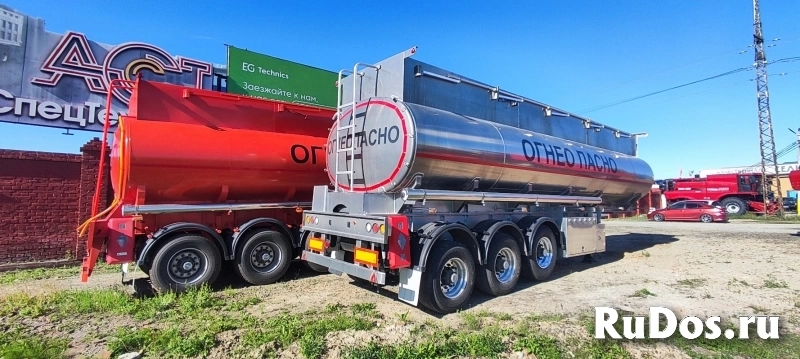 Полуприцеп цистерна-бензовоз ShengRun SKW9402GYYA алюминиевый изображение 4