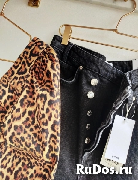 Новые джинсы Mango на болтах, хлопок, еur 38/40/42 изображение 5