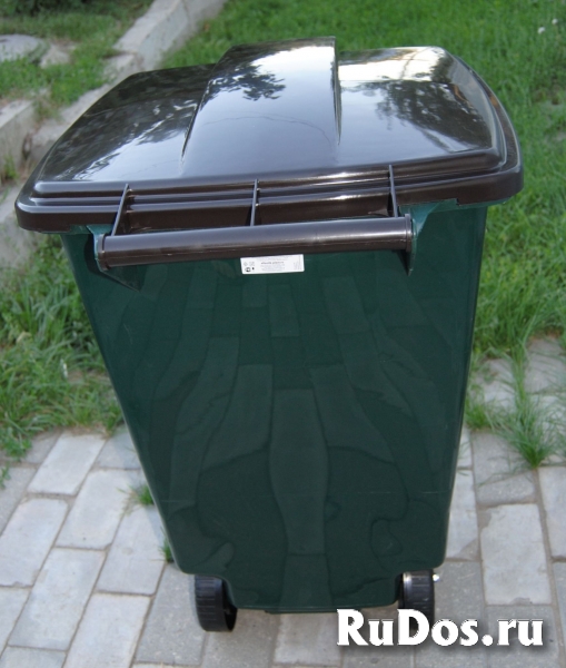 Бак для мусора на колесиках 120 л 56 х 50,5 х 72 см изображение 4