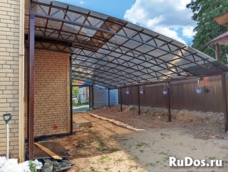 Навесы для авто от производителя изображение 5