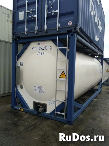 Танк-контейнер тип Т11 объём 24м3 для перевозки жидких удобрений, новый. изображение 4