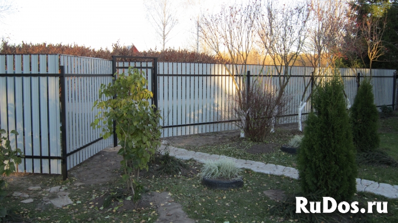 Забор из Металлоштакетника изображение 4