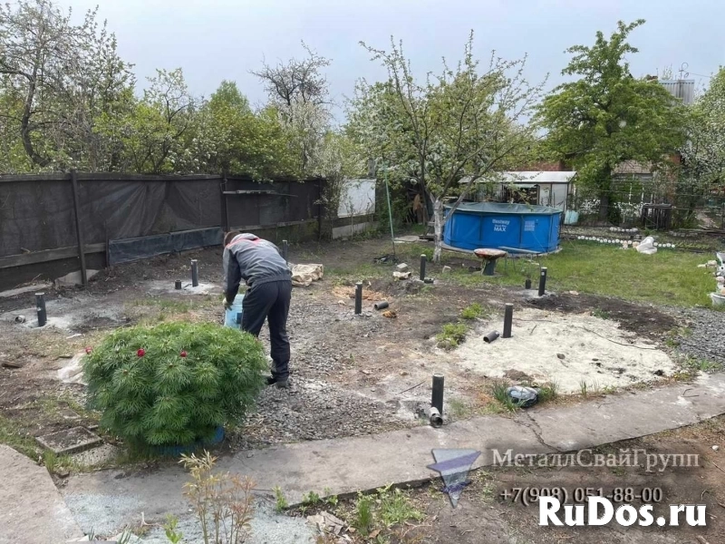 Винтовые сваи для бань и сельхозполей от производителя «МеталлСвайГрупп» фотка