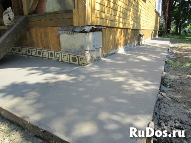 Отмостка Тропинки Бетонные полы Стяжка изображение 3