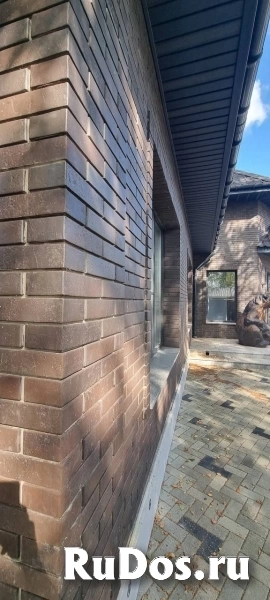 Кирпич облицовочный Тайга, графит лава фотка