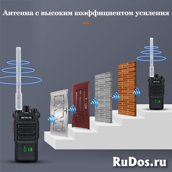 Рация Retevis RT86 профи 10 Вт (новые ) изображение 6