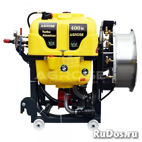 Навесной садовый опрыскиватель с вентилятором 60см-400л изображение 5