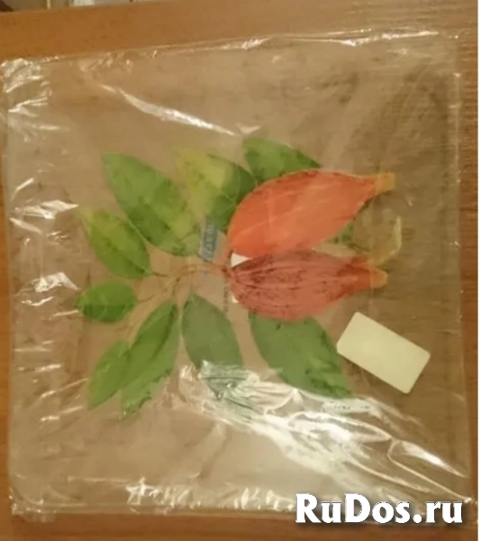 Блюда тарелки на стол стекло металл Доска раздел новые изображение 6