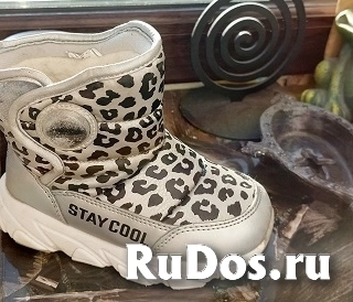 Сапоги детские Kapika, размер 25 , стелька шерсть -80%,полиэстр-20%,верх текстиль и искусственная кожа. изображение 4