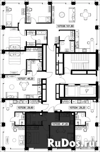 Продам 1 комнатную квартиру 41.2 м2 изображение 3