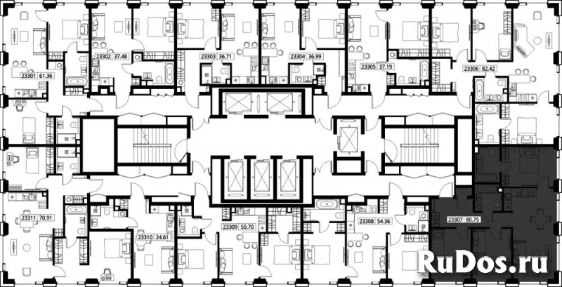 Продам 3 комнатную квартиру 80.75 м2 изображение 3