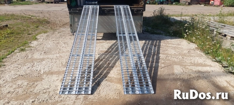 Аппарели алюминиевые для техники на колесном и гусеничном ходу фотка