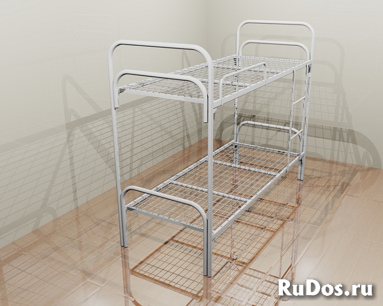 Купить недорого кровати металлические в гостиницы изображение 3