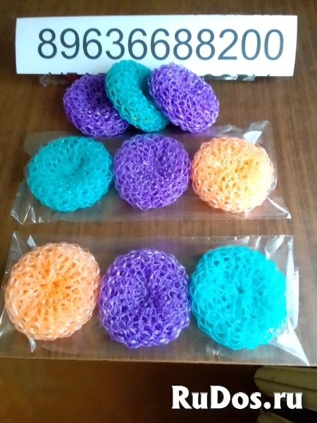 Мочалки для посуды от мастера фото