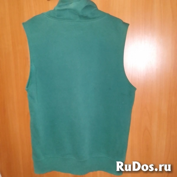 Толстовка-жилет мужская с высоким горлом изображение 3