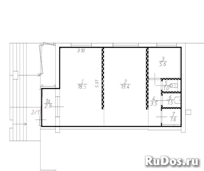 Сдам коммерческую недвижимость 52.8 м2 изображение 7