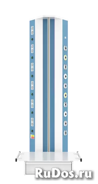 Медицинская консоль настенная вертикальная CADUCEUS CS07L изображение 10