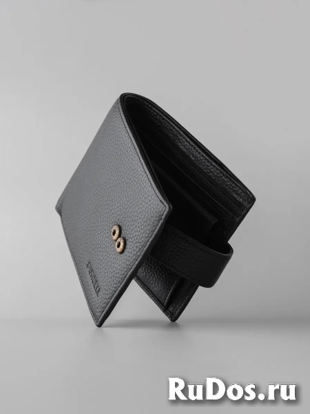 Кожаный кошелек портмоне из натуральной кожи изображение 3