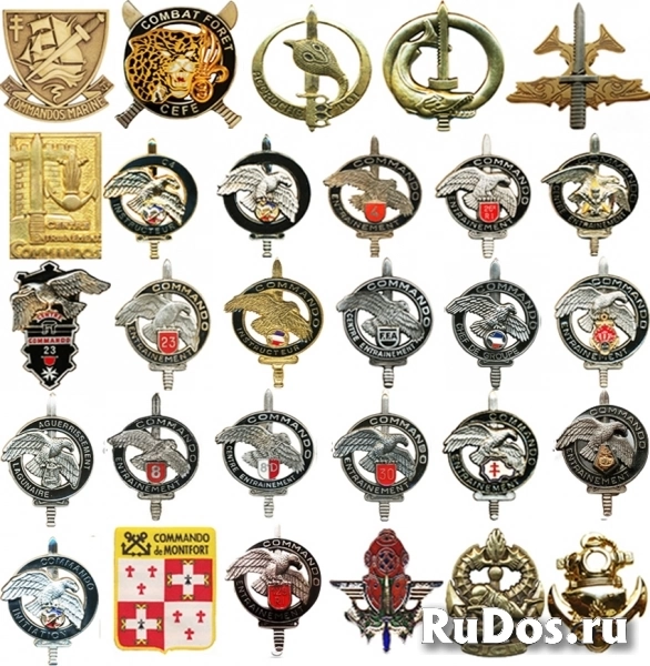 Знаки французских коммандос фото