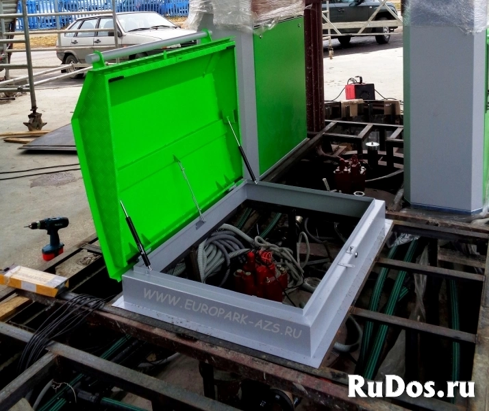 Крышки для шахт технологических резервуаров и люков слива на АЗС. Ящики для песка и ветоши изображение 9