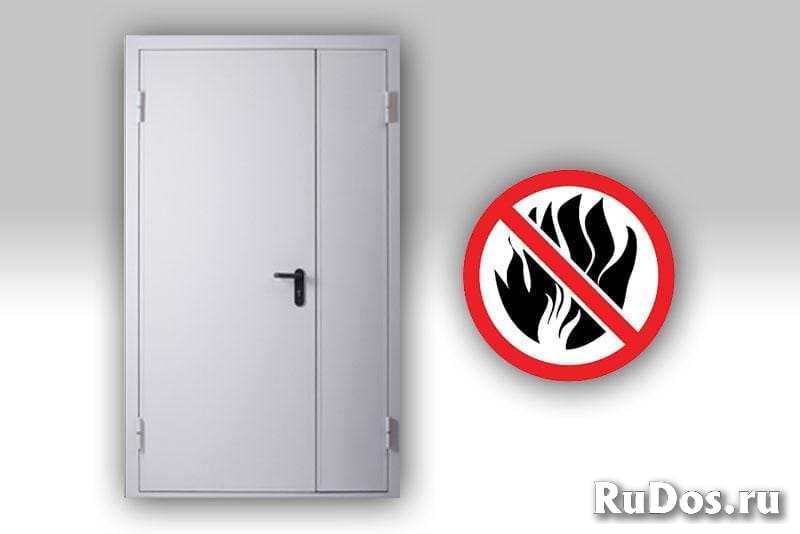 Металлические противопожарные двери для всех типов помещений фотка