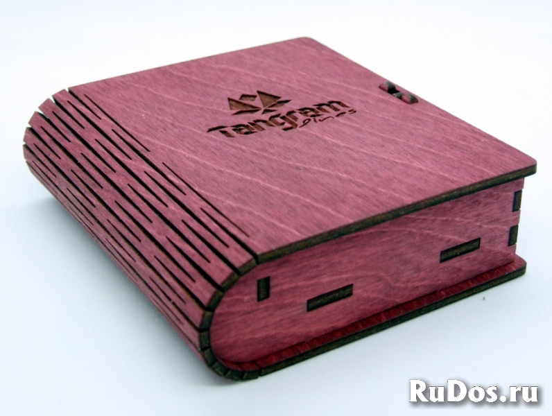 Геометрический кулон-подвеска из Красного Дерева "Лотос Гармонии" изображение 6