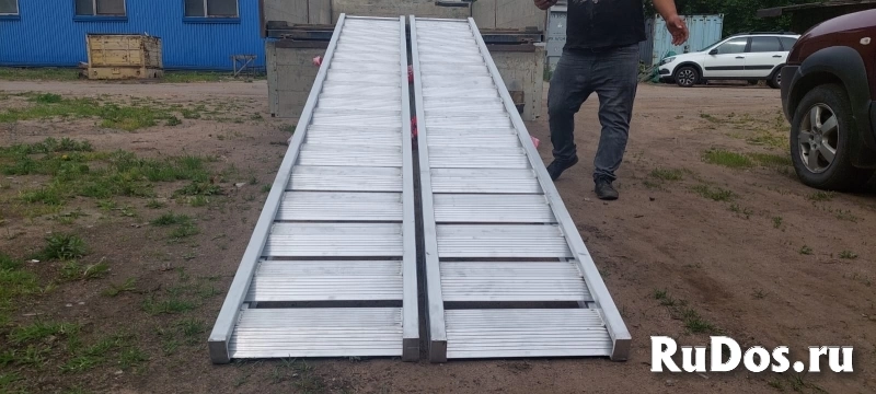 Производство трапов сходней алюминиевых аппарелей изображение 3