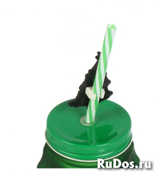 Банка для напитков стекло, 450 мл изображение 3