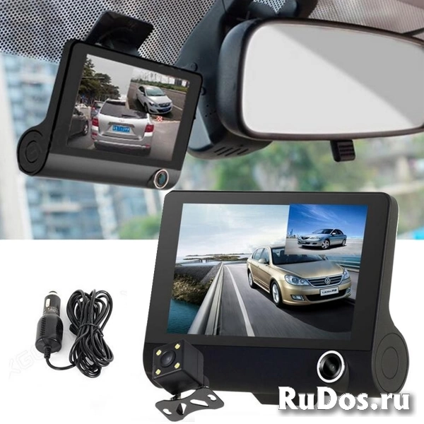 Видеорегистратор с 3 камерами фотка