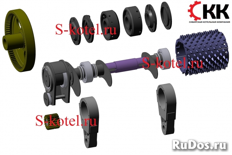Валок подвижный дробилки ДДЗ-4 и запчасти фотка
