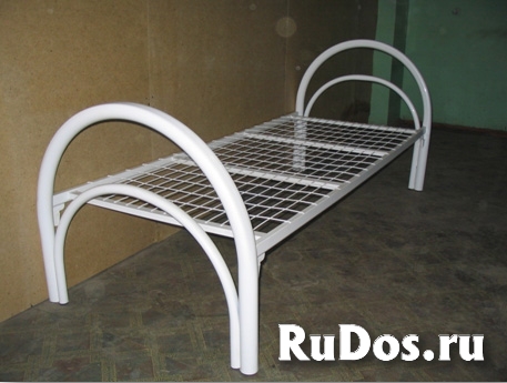 Двухъярусные кровати металлические со сварными сетками изображение 4