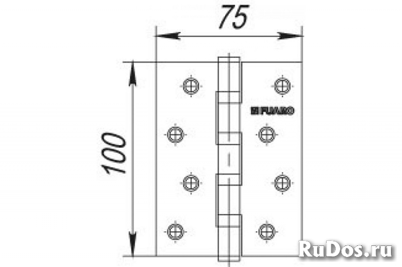 Петля дверная, универсальная изображение 6