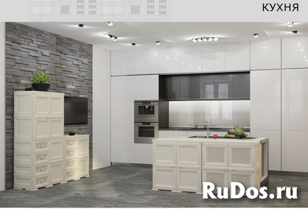 Шкаф Уют пластиковый изображение 4