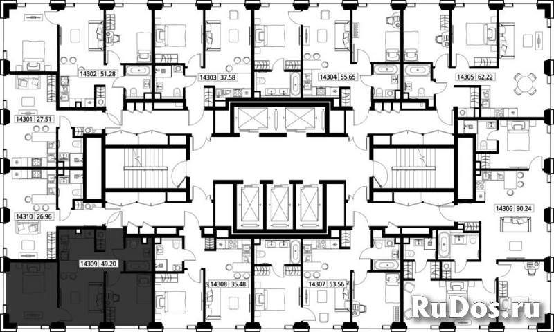 Продам 2 комнатную квартиру 49.2 м2 изображение 3