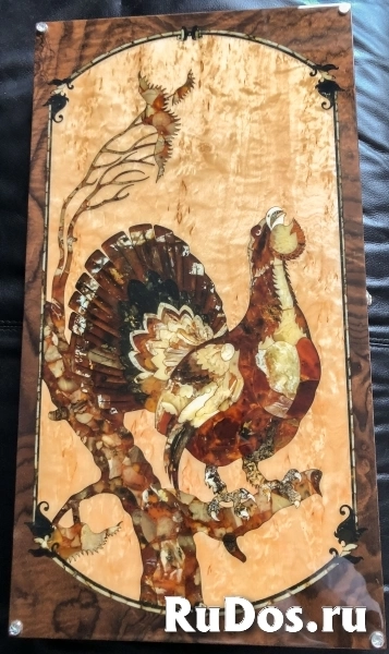 Нарды янтарные охотничьи фото