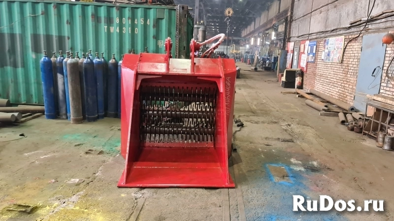 Ковш дробильный просеивающий для экскаватора погрузчика изображение 7