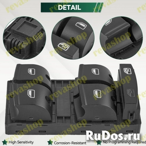 Блок кнопок стеклоподъёмника для Audi A3 8P1 8PA Q изображение 7