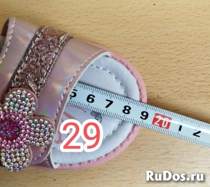 Сандалии 27, 29, 30 р-ры новые босоножки для девочки изображение 4