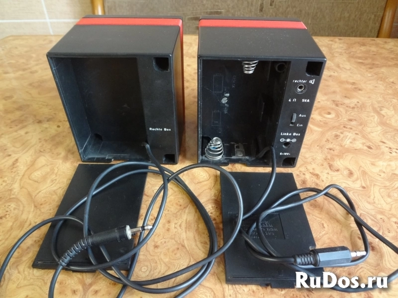 Кассетный аудио плеер Siemens RC 826 с активными колонками изображение 9