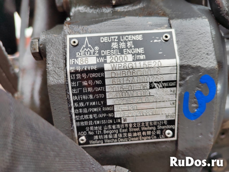 Двигатель б/у для спецтехники б/у Weichai Deutz WP6 изображение 4
