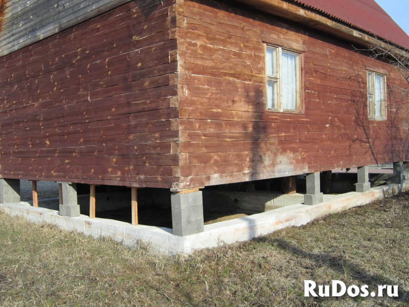 Подъем домов. Реставрация и Замена фундаментов фотка