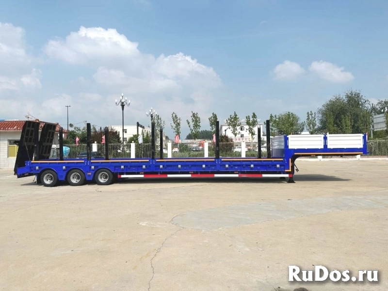 Полуприцеп-тяжеловоз (трал) низкорамный, 60тонн, 3 оси TONGYADA изображение 4