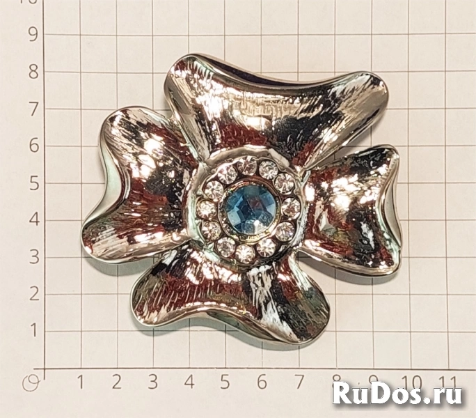 Пряжка для ремня со стразами изображение 9