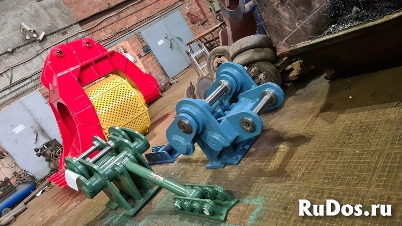 Просеивающий ковш экскаватора погрузчика со съемным барабаном изображение 6