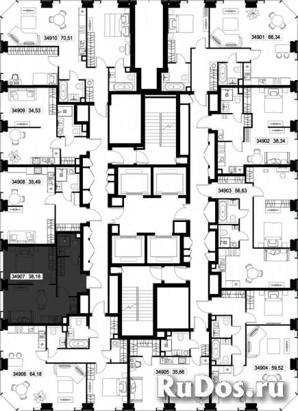 Продам 1 комнатную квартиру 38.18 м2 изображение 3