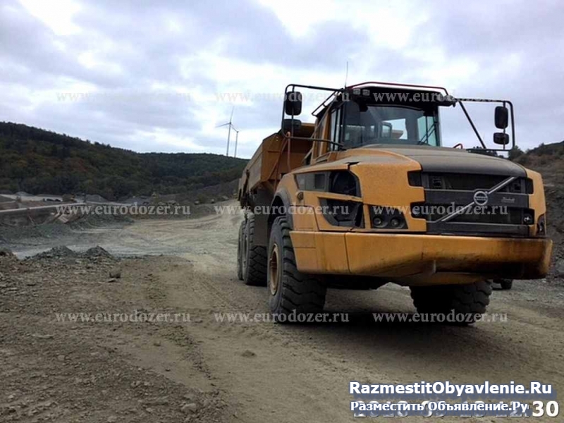 Сочлененный самосвал VOLVO 35, 2015 г, 9300 м/ч, и изображение 5