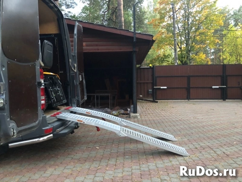 Аппарели алюминиевые для квадроцикла, садовой техники изображение 5