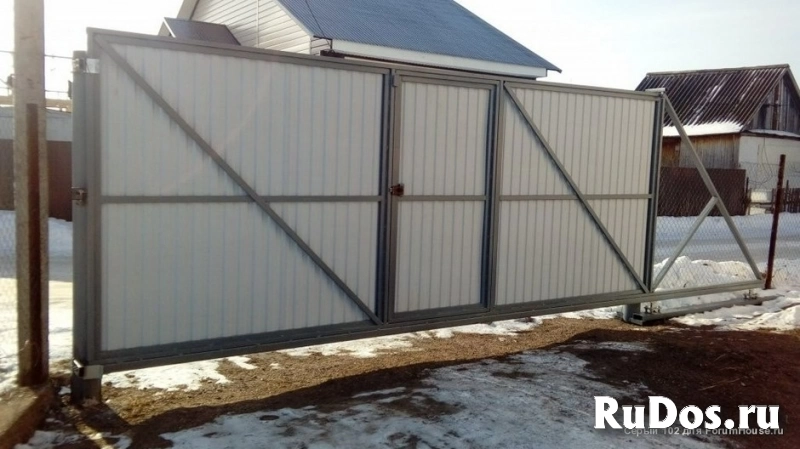 Откатные ворота изображение 9