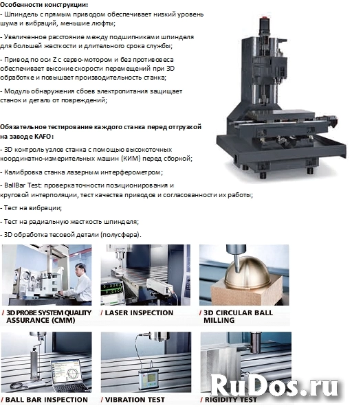 Вертикальный фрезерный обрабатывающий центр KA-85, KAFO изображение 3
